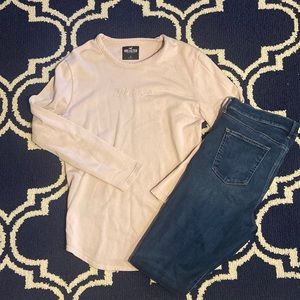 Mens Hollister Long-sleeve crewneck